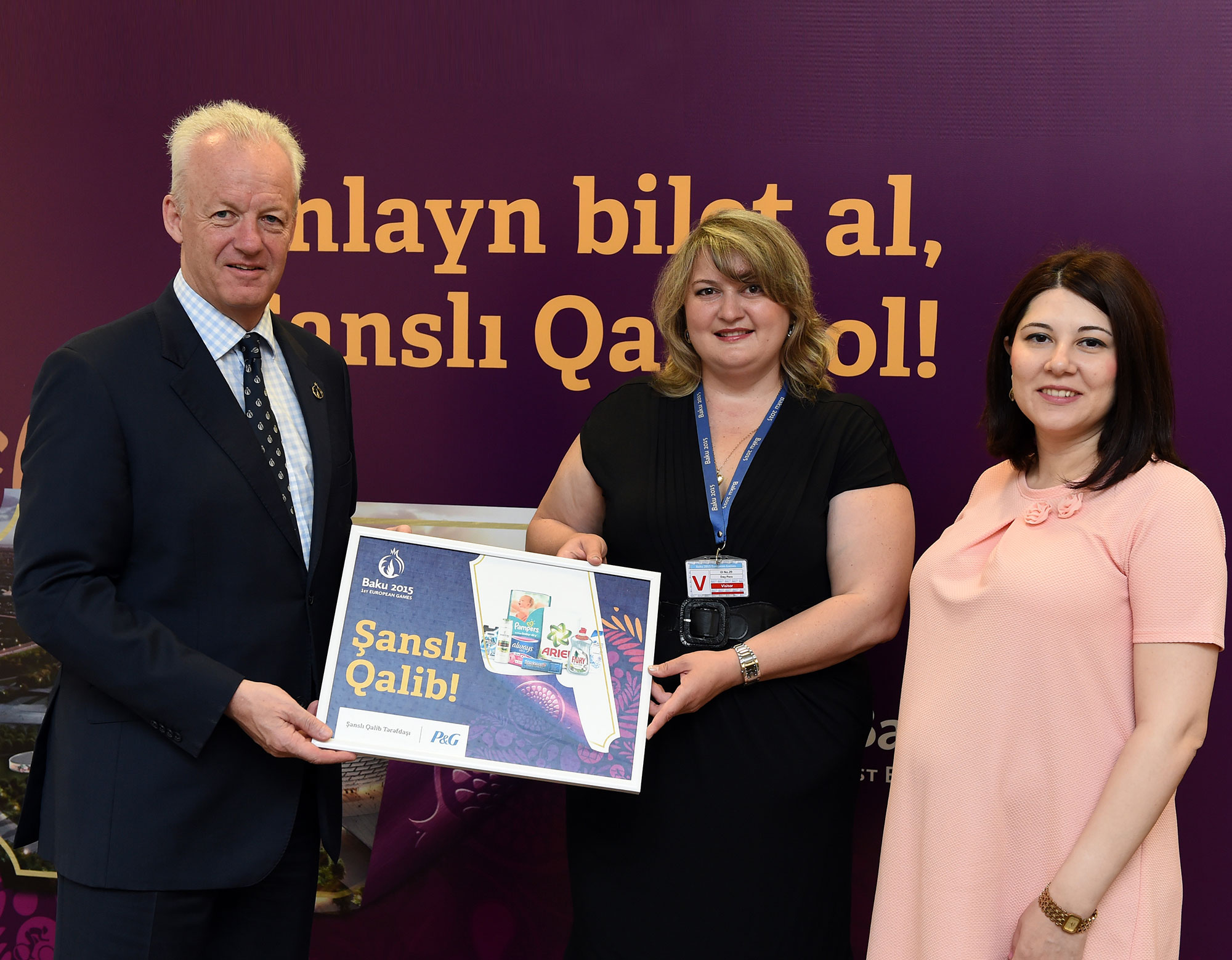 Baku 2015, P&G announce third Lucky Winner
