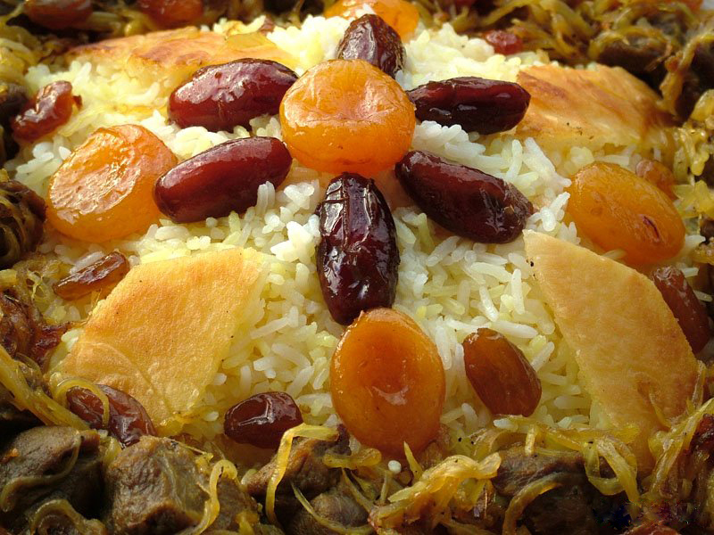 Signature dish of Azerbaijan - Pilaf