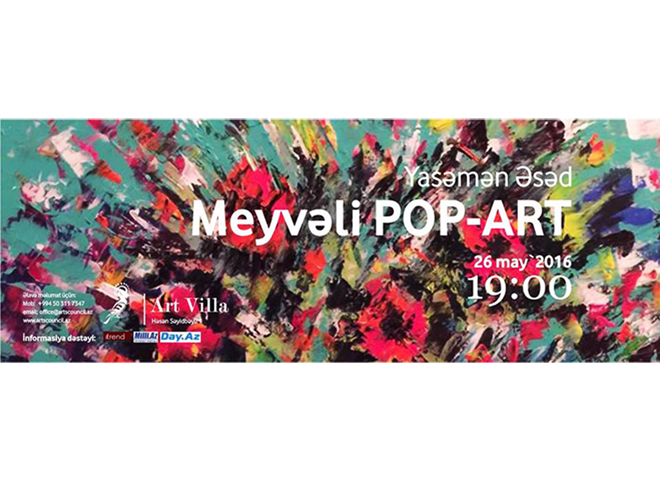 "Fruit pop art" in Baku