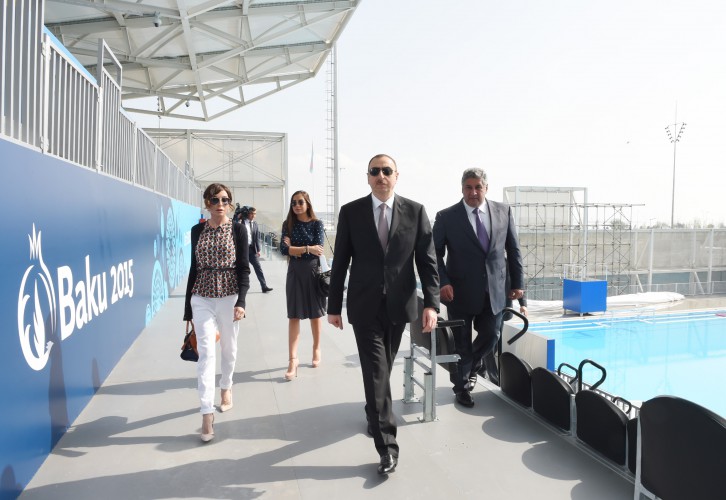 President opens sport facilities in Baku