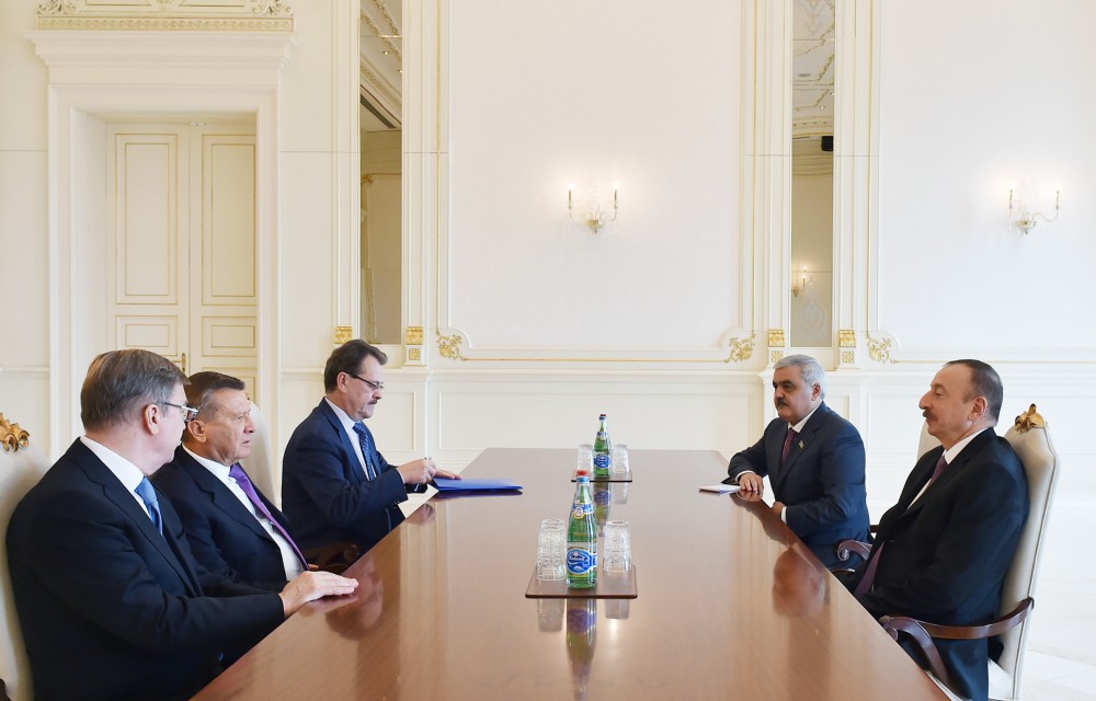 Azerbaijani president receives chairman of Gazprom board of directors