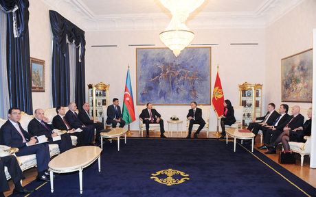 Azerbaijani, Montenegrin presidents held expanded meeting