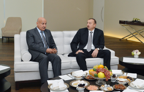 President Aliyev receives participants of Baku Int’l Humanitarian Forum (UPDATE)