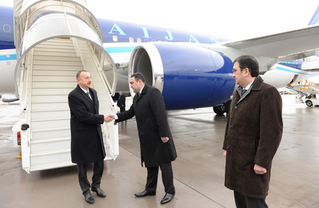 President Aliyev heads to Switzerland