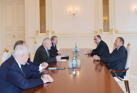 President Aliyev receives OSCE MG delegation