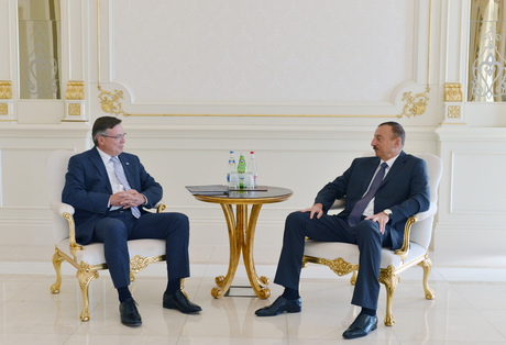 President Ilham Aliyev held several meetings