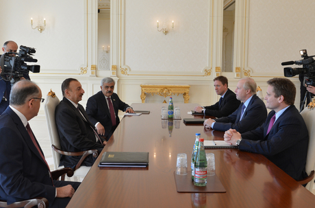 Azerbaijani President receives BP Group Chief Executive