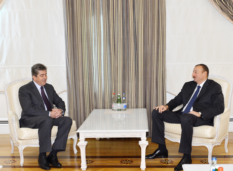 President Aliyev holds several meetings