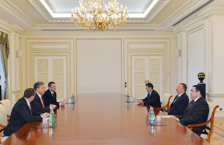 President Aliyev holds several meetings