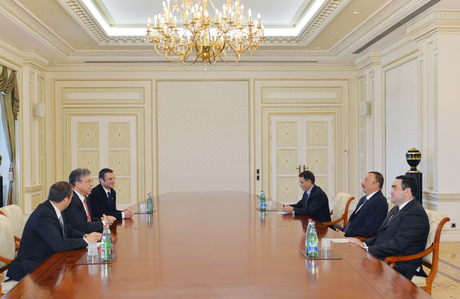 President Aliyev holds several meetings