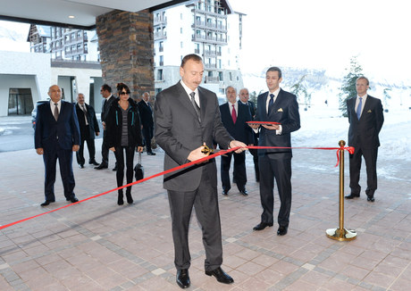 President Aliyev inaugurates five-star hotels in Gusar region