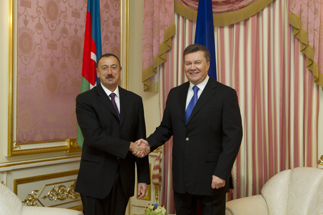 President Aliyev in Ukraine for official visit (UPDATE)