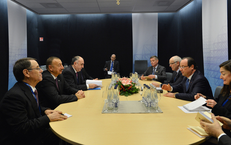 President Aliyev holds a number of meetings in Lithuania