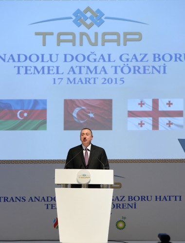 President Aliyev: TANAP - project of Azerbaijani-Turkish unity