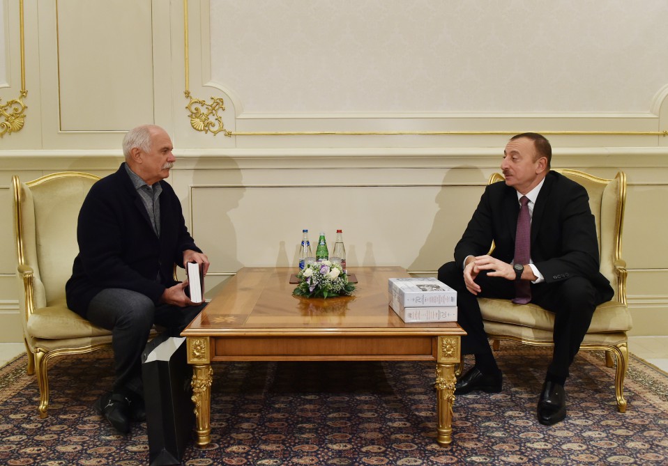 President Aliyev receives Nikita Mikhalkov