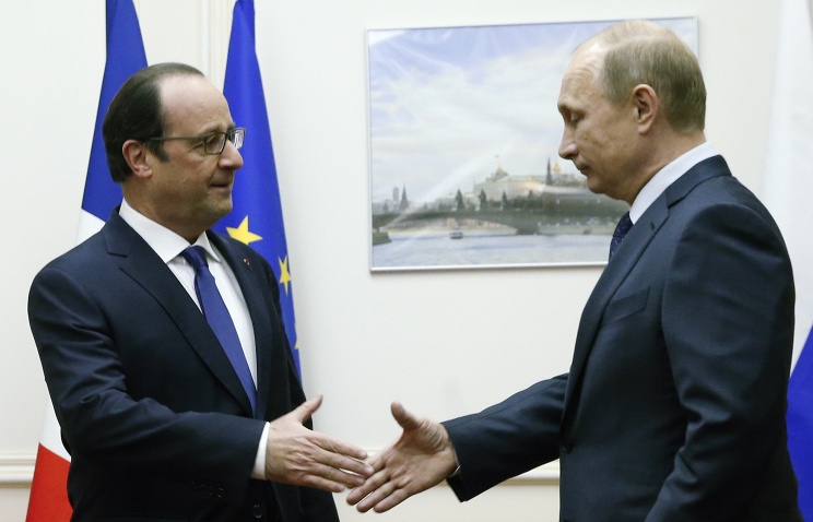 Putin, Hollande mull Nagorno-Karabakh conflict
