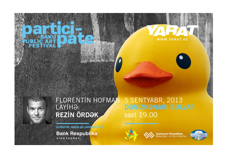 Triumphal march of Rubber Duck to go through Baku