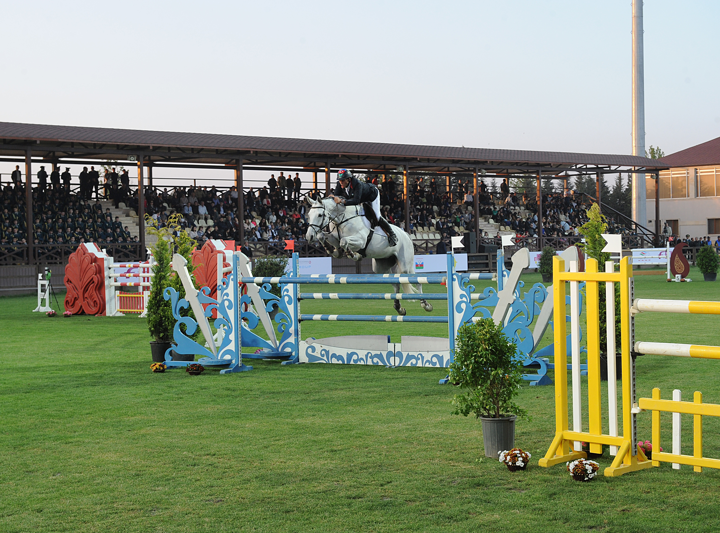 Azerbaijan wins silver in int'l equestrian tournament