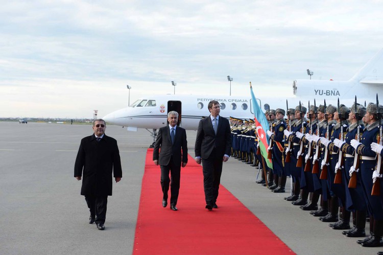 Serbia's Vucic visits Azerbaijan