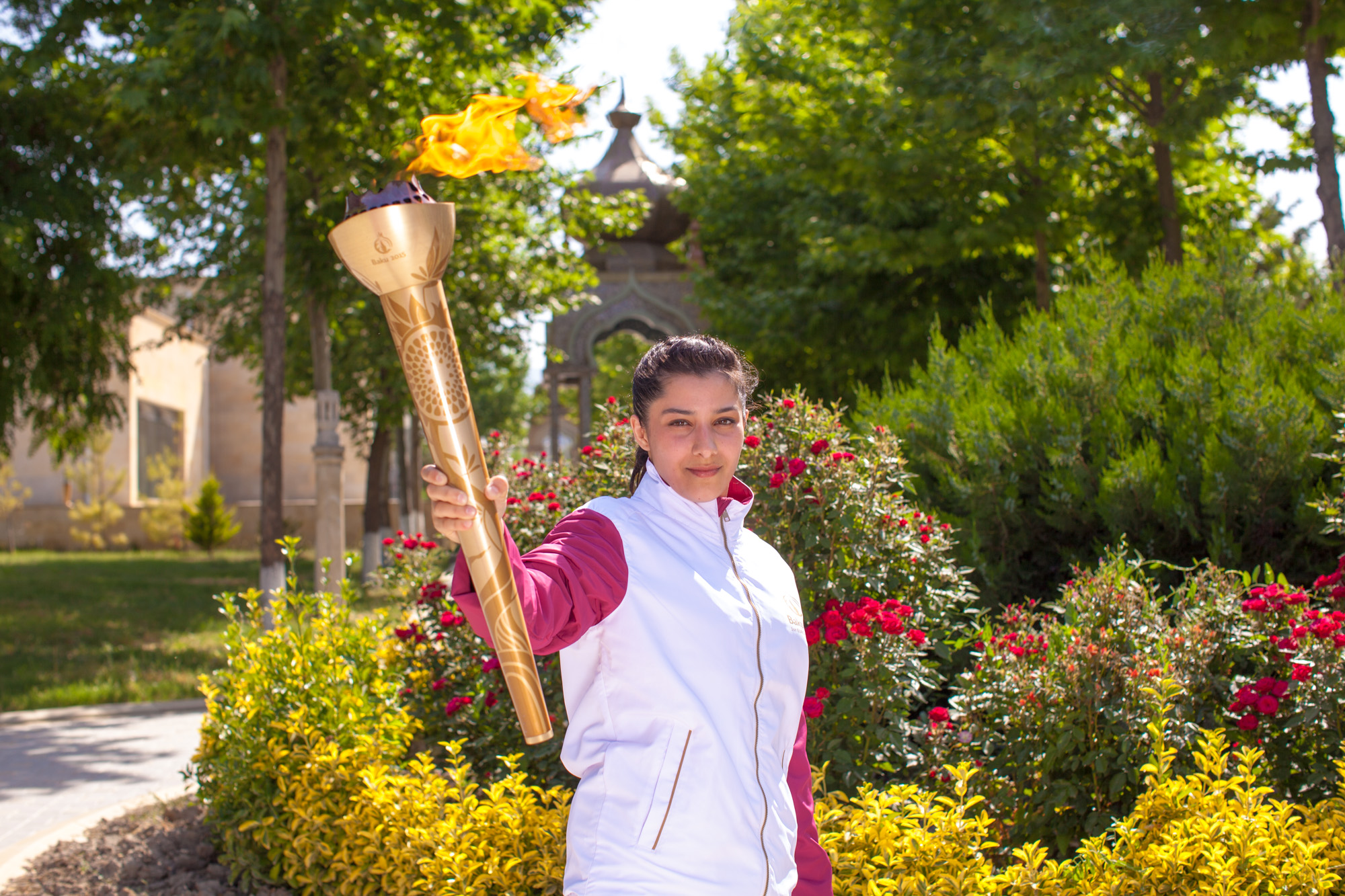 Baku 2015 torch arrives in Shabran