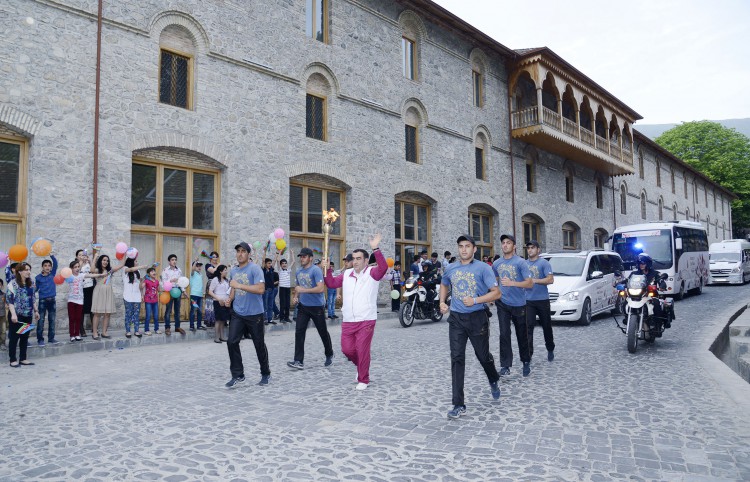 Journey of Flame continues in Oghuz, Sheki