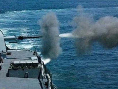 Azerbaijan observes military drills in Indian Ocean