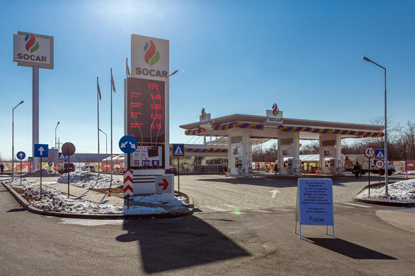 SOCAR opens its first gas station in Bucharest