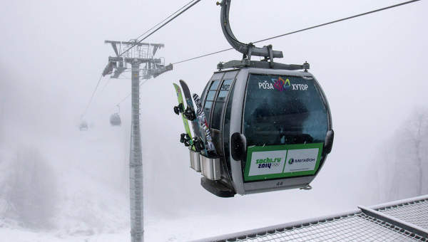 Some 75 skiers evacuated from damaged Sochi cableway