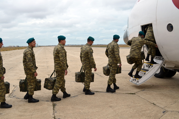 Group of Azerbaijani peacekeepers head to Afghanistan