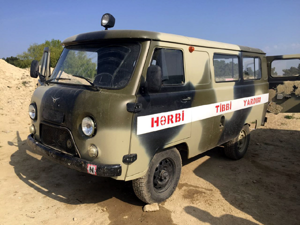 Armenian military shoot at Azerbaijani ambulance