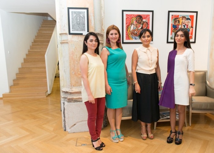 Azerbaijani youth present artworks in Austria