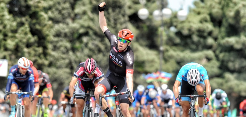Phil Bauhaus wins opening stage of Tour d'Azerbaidjan