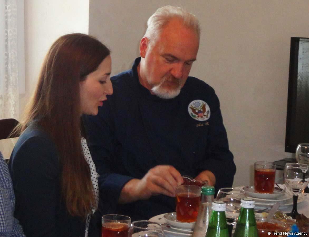 Famous American chef Art Smith in Baku