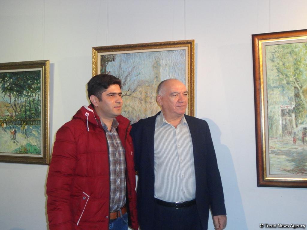 Isa Mammadov presents his paintings