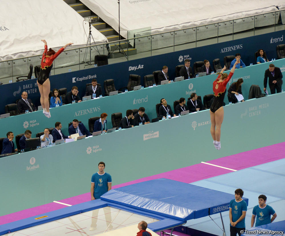 Finals of FIG World Cup in Trampoline Gymnastics kick off in Baku