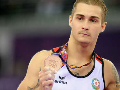 Azerbaijani gymnast wins bronze in vault exercise