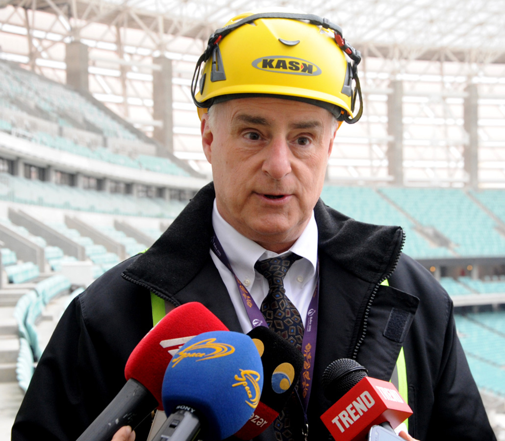 Olympic Stadium prepares to host Baku 2015