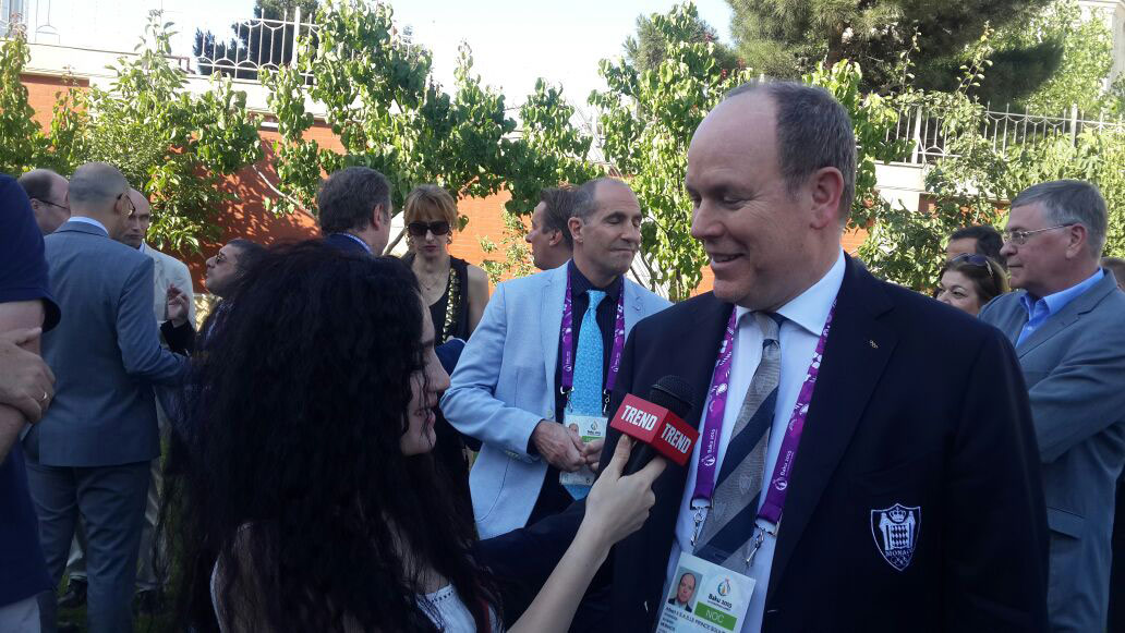 Prince of Monaco praises opening ceremony of European Games