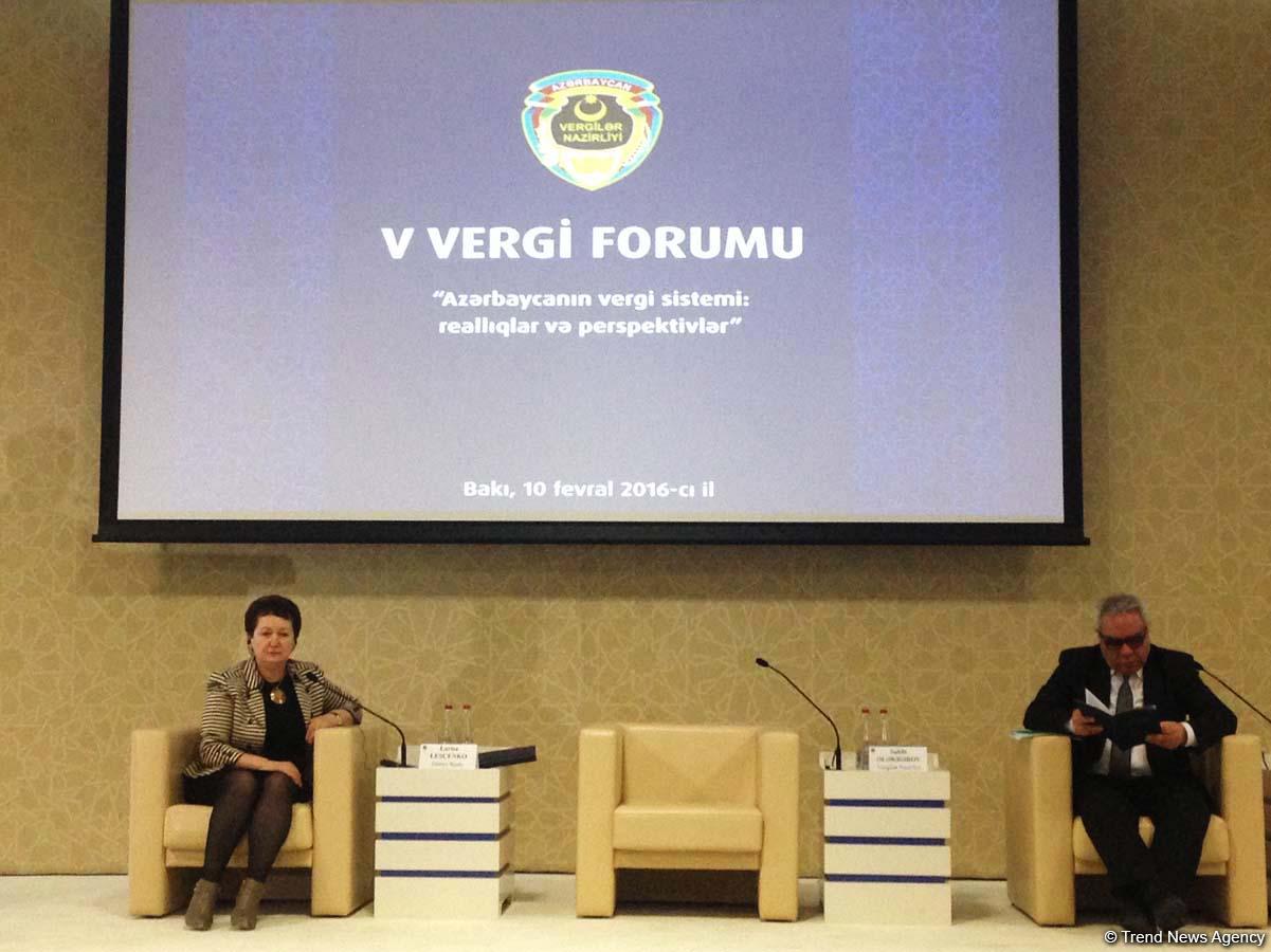 Tax Forum opens in Baku