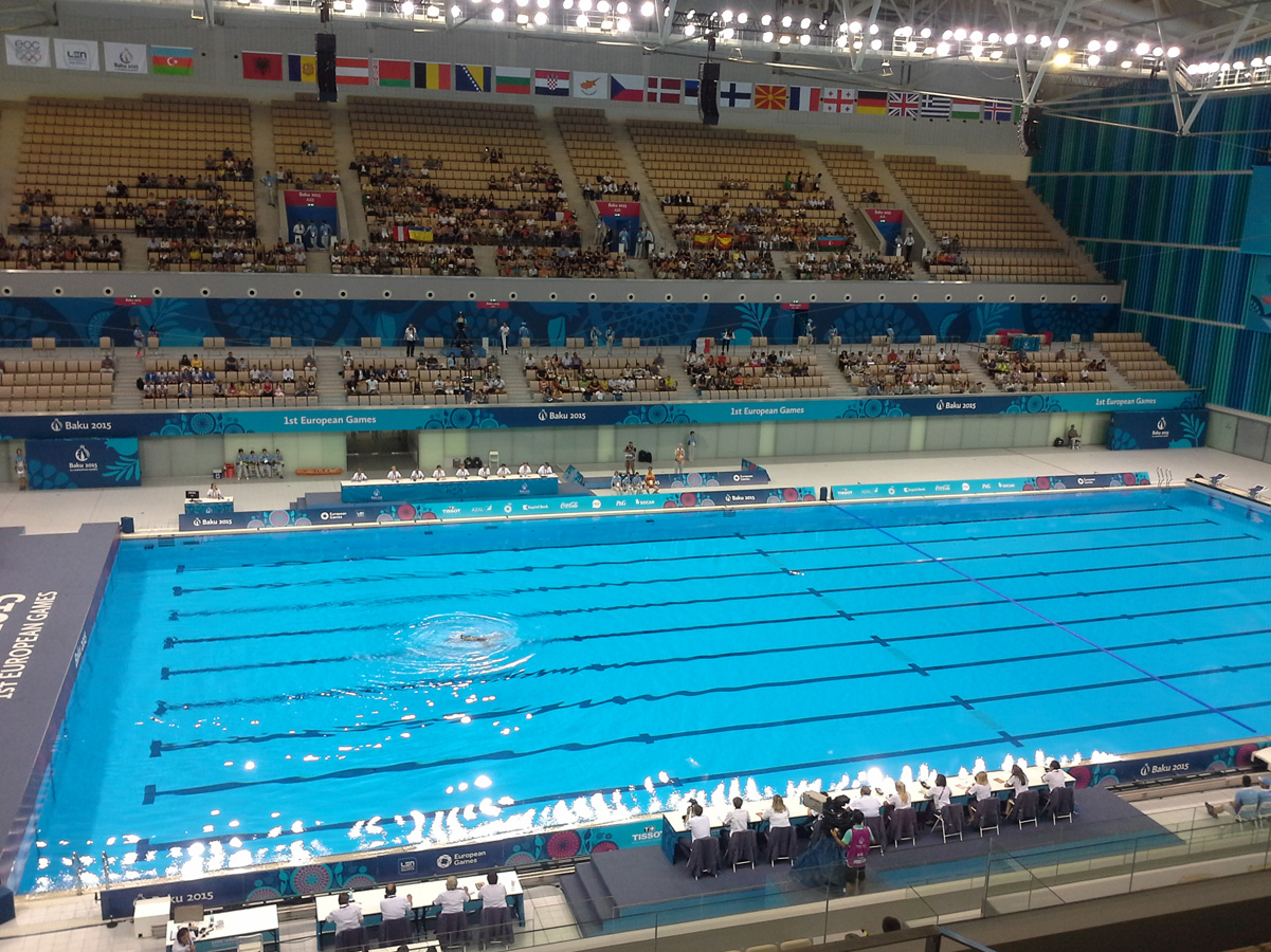 Solo competitions in synchronized swimming start at Baku 2015