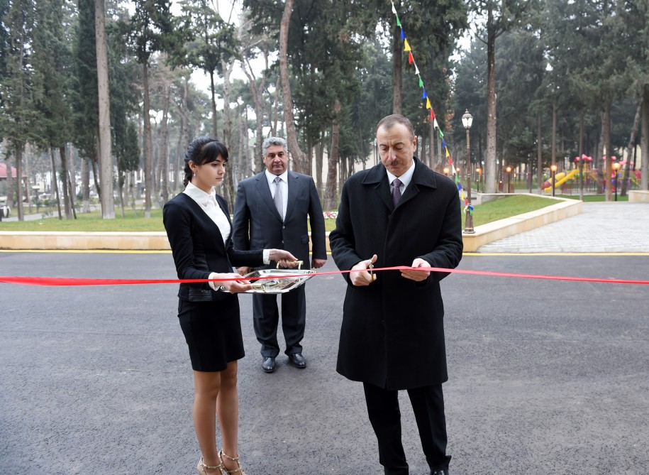 President Aliyev visits Tovuz