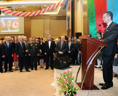 Turkish Republic’s 90th anniversary marked in Baku