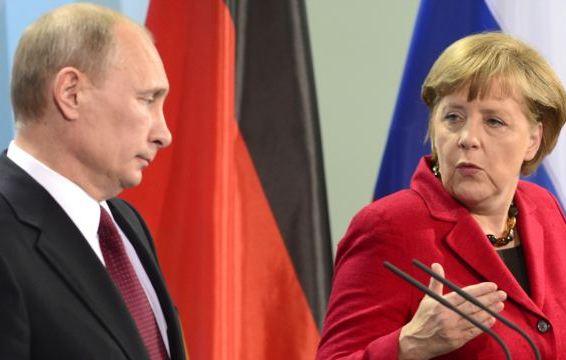 German chancellor meeting Putin