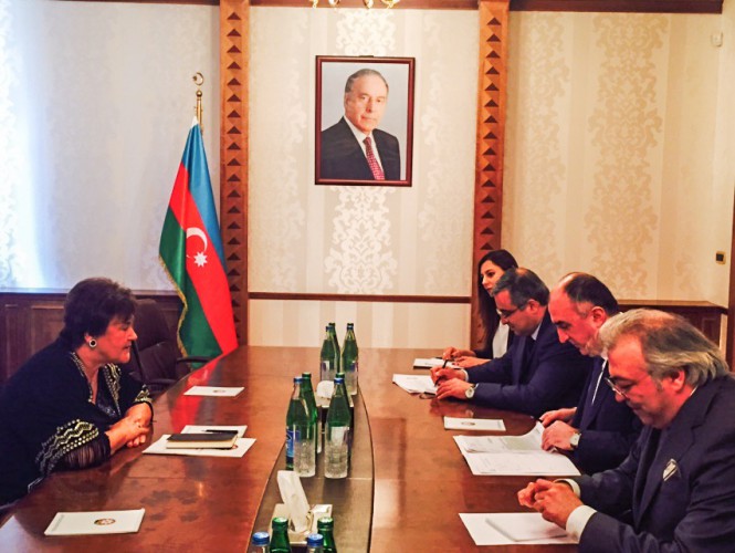 Elmar Mammadyarov discusses Azerbaijan's progress with WHO