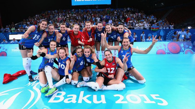 Azerbaijan lead the way in women's volleyball