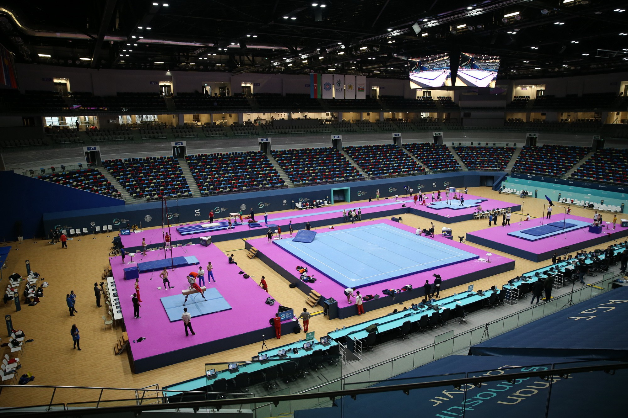 National Gymnastics Arena gets ready for large-scale events