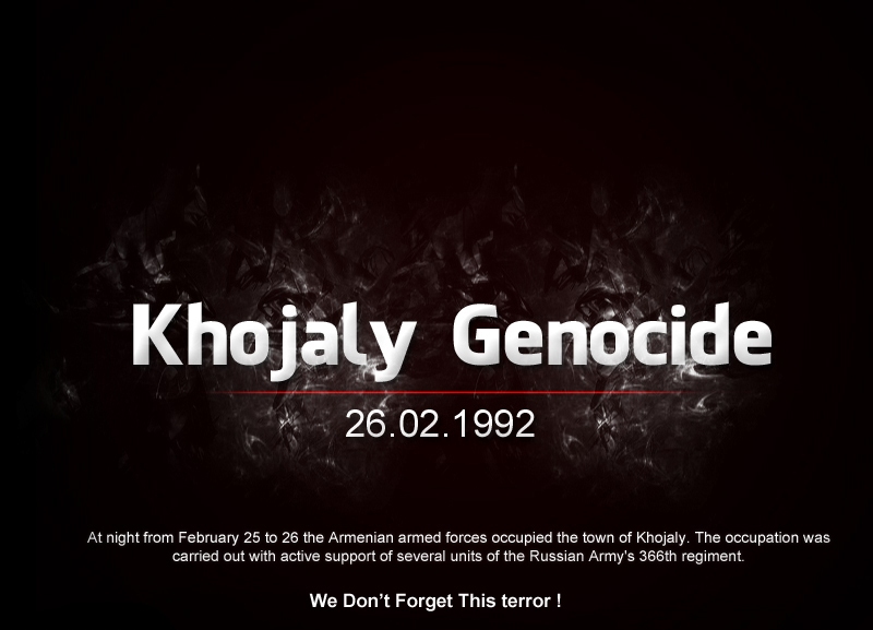 Justice for Khojaly campaign held in Istanbul