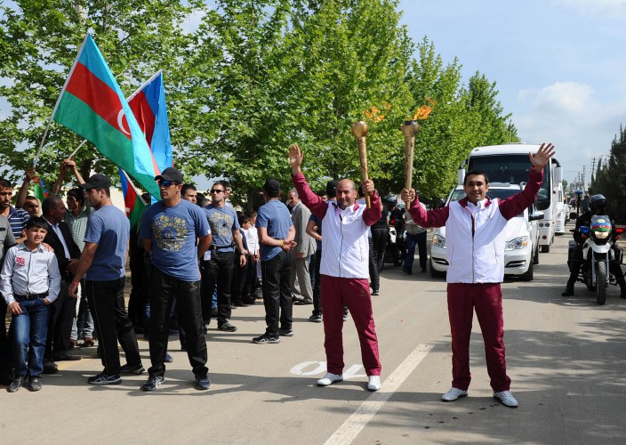 Baku 2015 Flame reaches front-line
