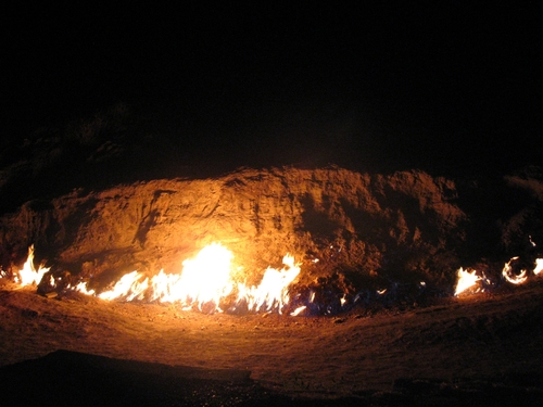 Enigmatic ‘fire mountain’ in Azerbaijan