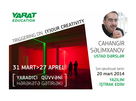 Yarat to host "Triggering on (y)our creativity” workshop